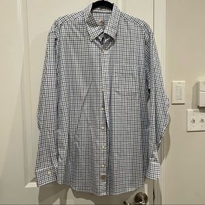 Peter Millar cotton dress shirt. Nanoluxe easycare. Size large